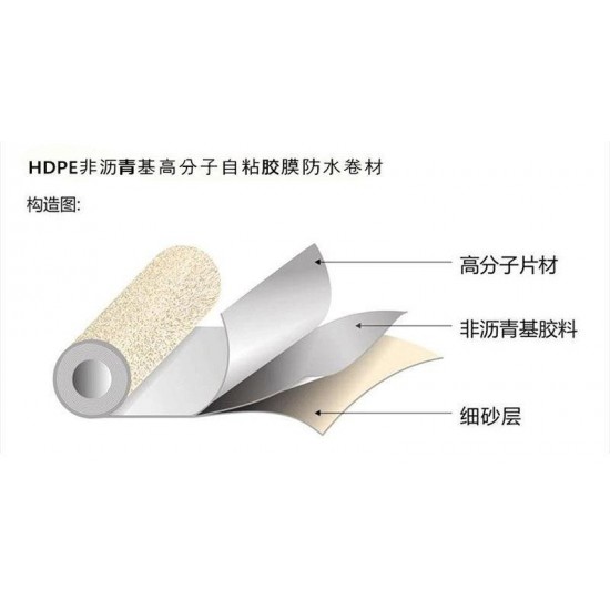 HDPE非沥青基高分子自粘胶膜防水卷材生产厂家